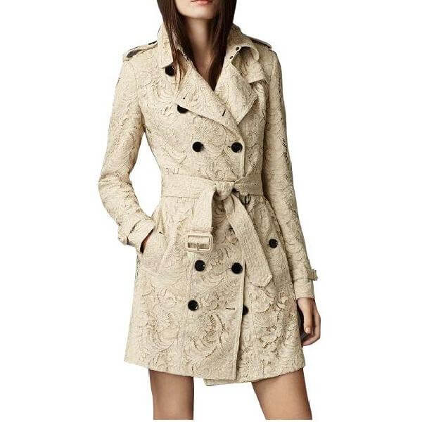 Burberry London Lace Trench Coat