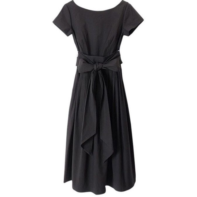 Michael Kors Collection Tie-Waist Cotton-Poplin Dress – evaChic