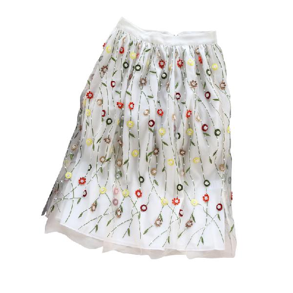 Alice + Olivia Catrina Floral Embellished Tulle Skirt | evaChic July 18 ...