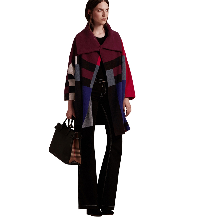 [30% extra off] Burberry Check Wool Cashmere Cardigan Coat – evaChic