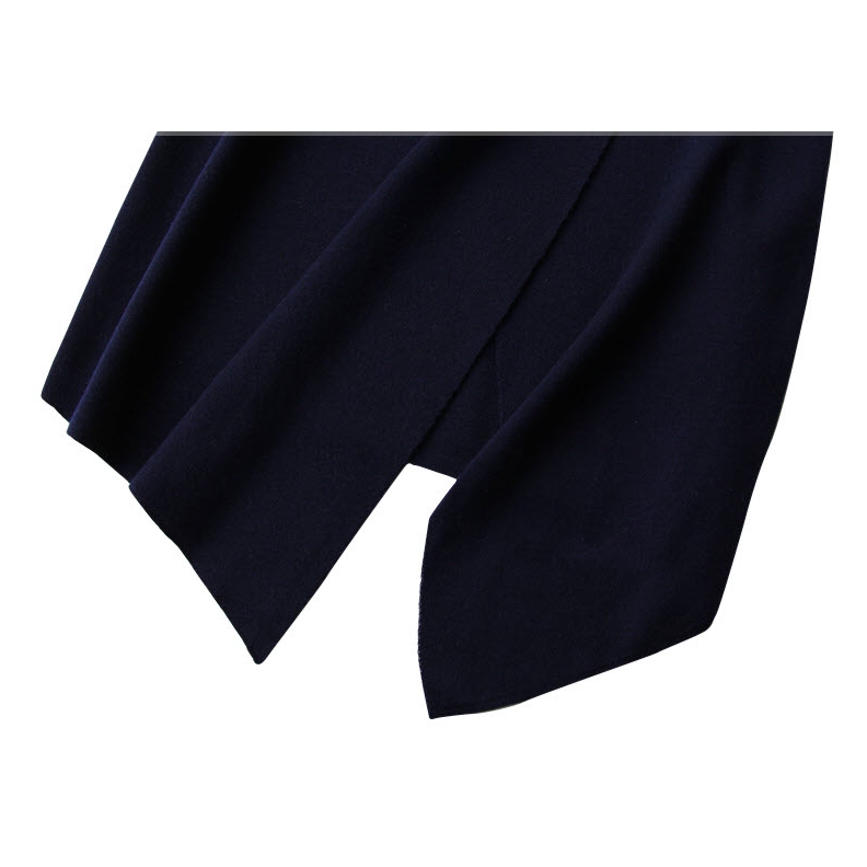 Balenciaga Square Pocket Asymmetric Cashmere Sweater Dress – evaChic