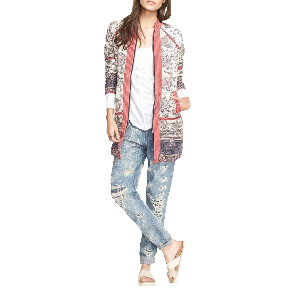 Free People Belario Double-Faced Quilted Cotton Jacket