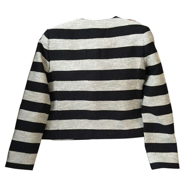 Alice & Olivia Striped Cotton-Blend Jacket & Shorts – evaChic