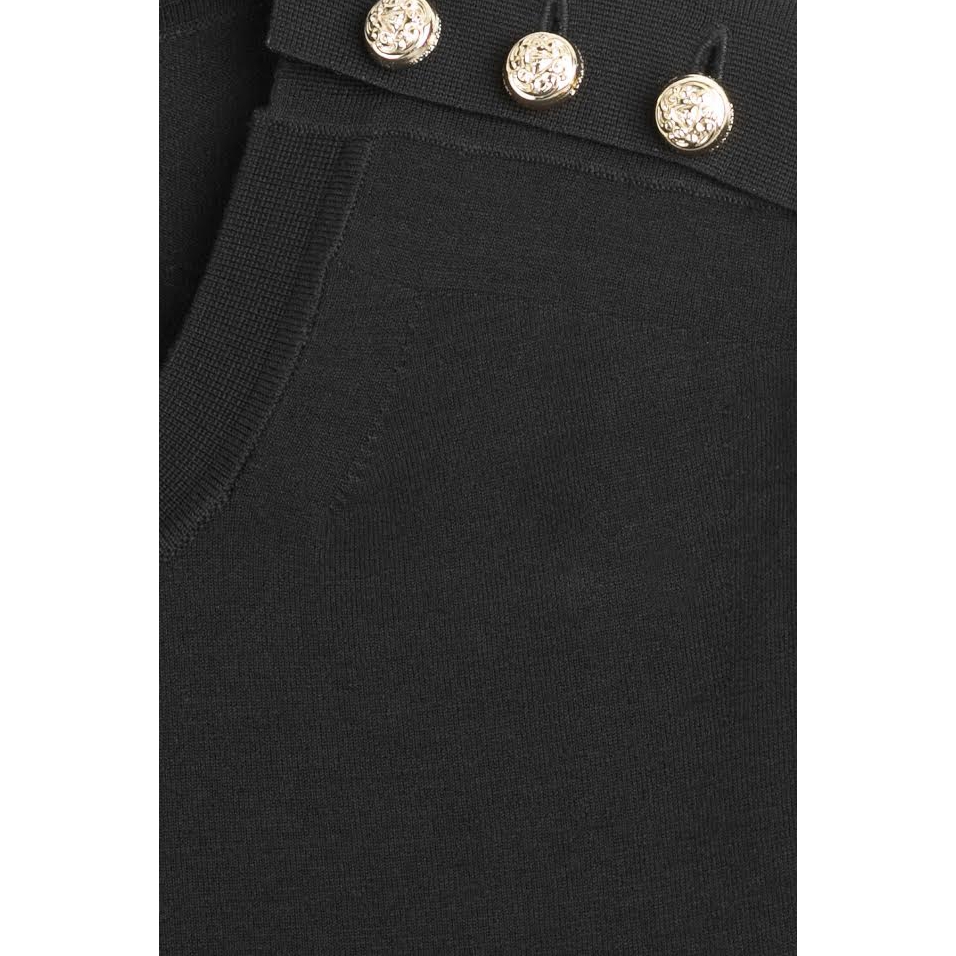 Burberry London Button Detail Cotton Blend Dress – evaChic
