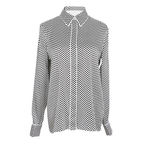 Equipment X Kate Moss Shiloh Star Print Silk Pajama Shirt – evaChic