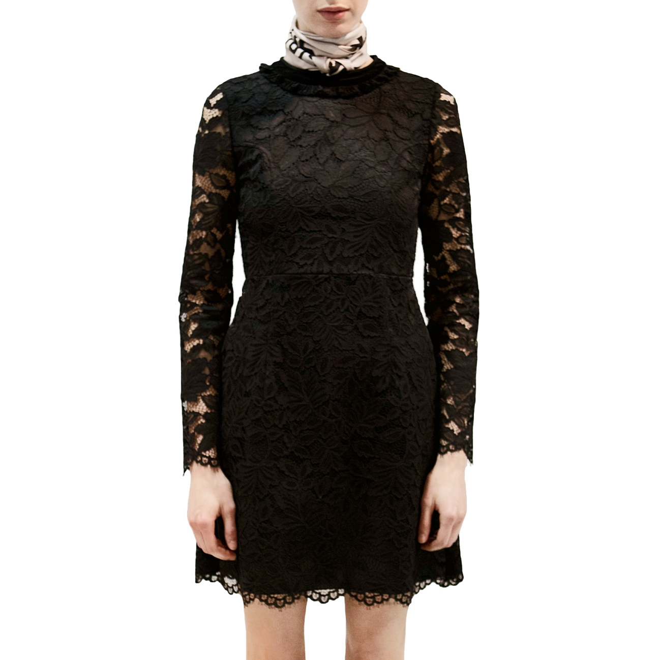 Marc by Marc Jacobs Long-Sleeve Lace Dress