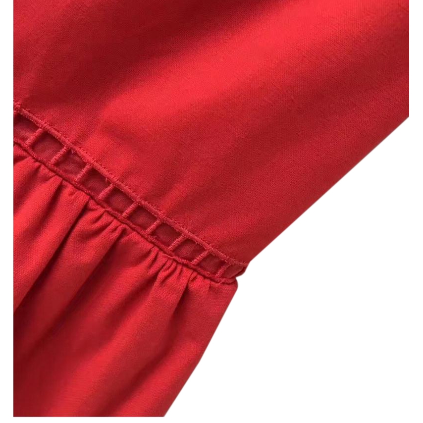 RED Valentino Embroidered Cotton Mini Dress – evaChic