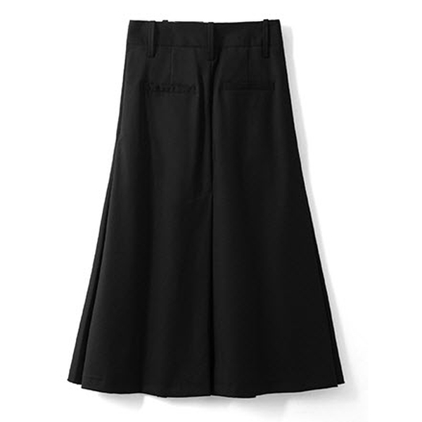 Vera Wang Pleated Wool-Blend Midi Skirt – evaChic