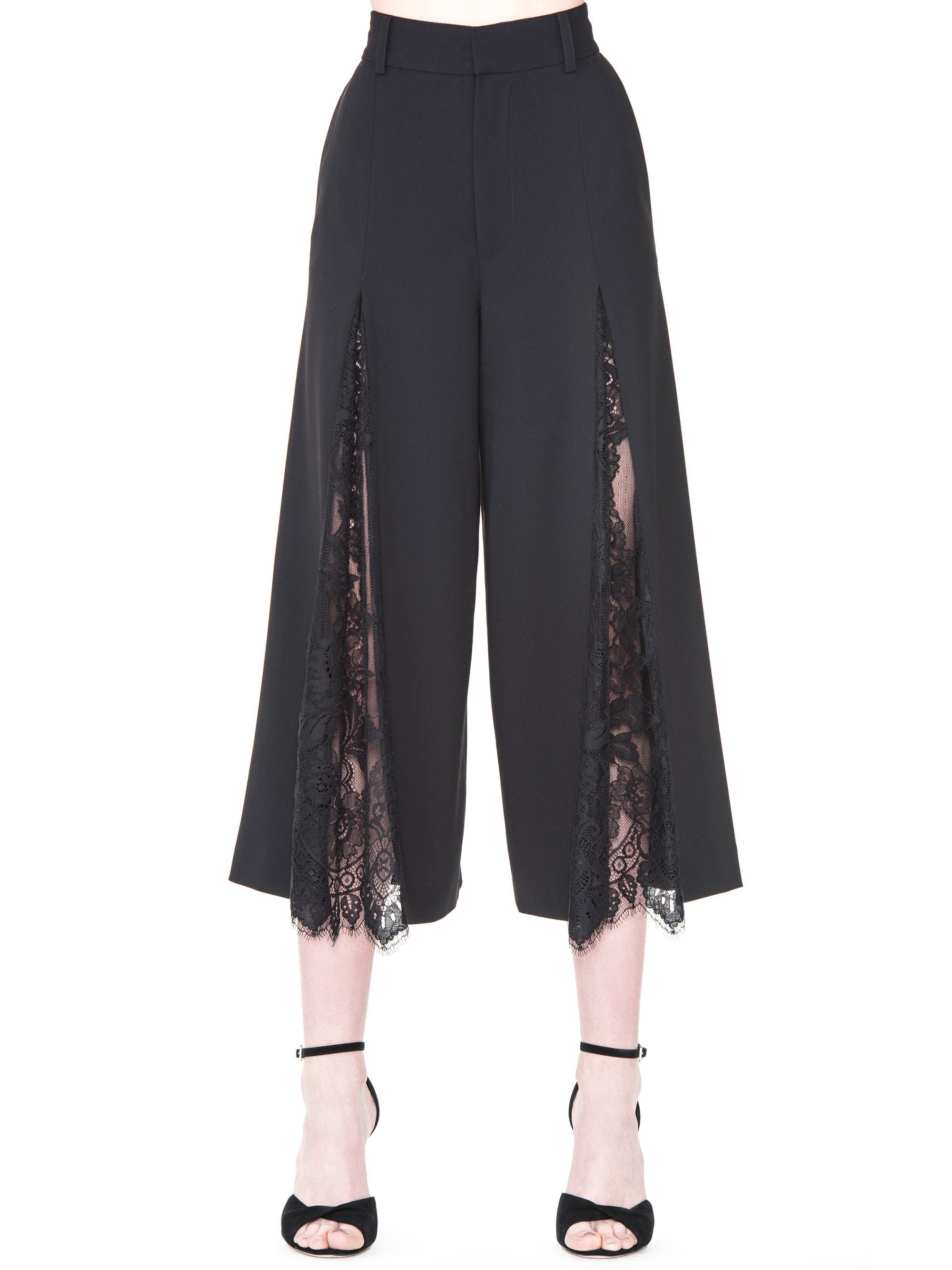Alice + Olivia Onell Front Pleat Gaucho Pants