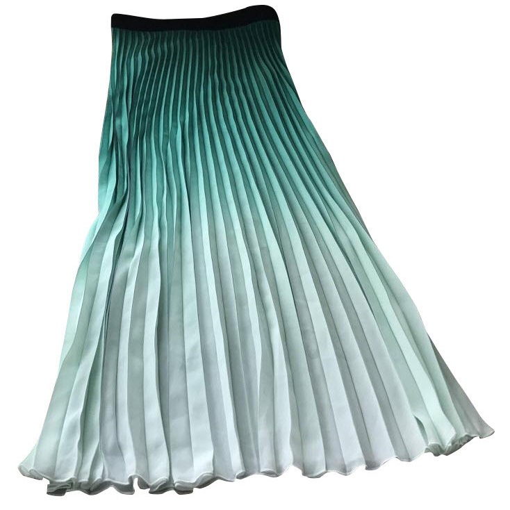 Maje Jonael Tie Dye Pleated Midi Skirt – evaChic