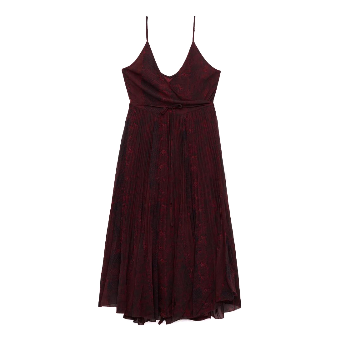 Aritzia Wilfred Beaune Pleated Dress – evaChic