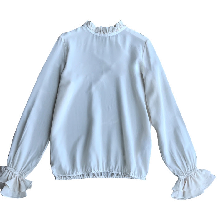 Twinset Pinafore Dress & Silk Ruffle Shirt – evaChic