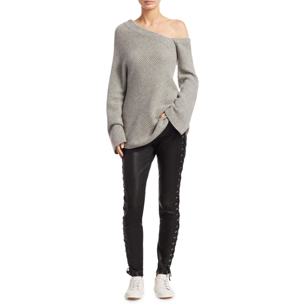 A.L.C. Charly Cashmere One-Shoulder Sweater – evaChic