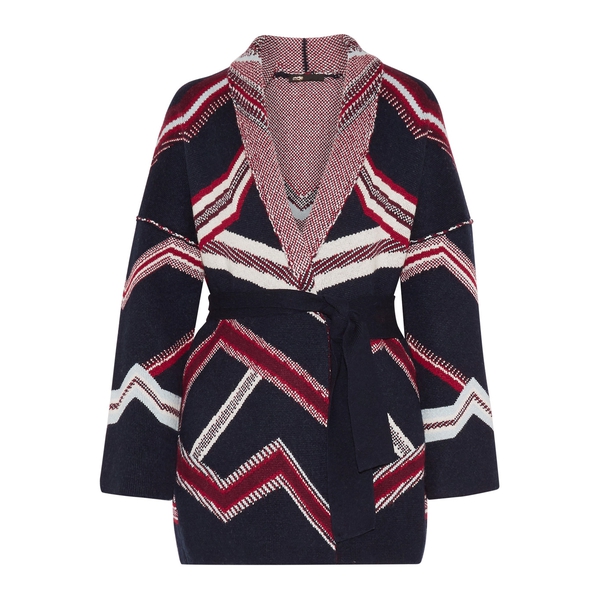 Maje Marcozi Belted Kimono Jaquard Cardigan – evaChic