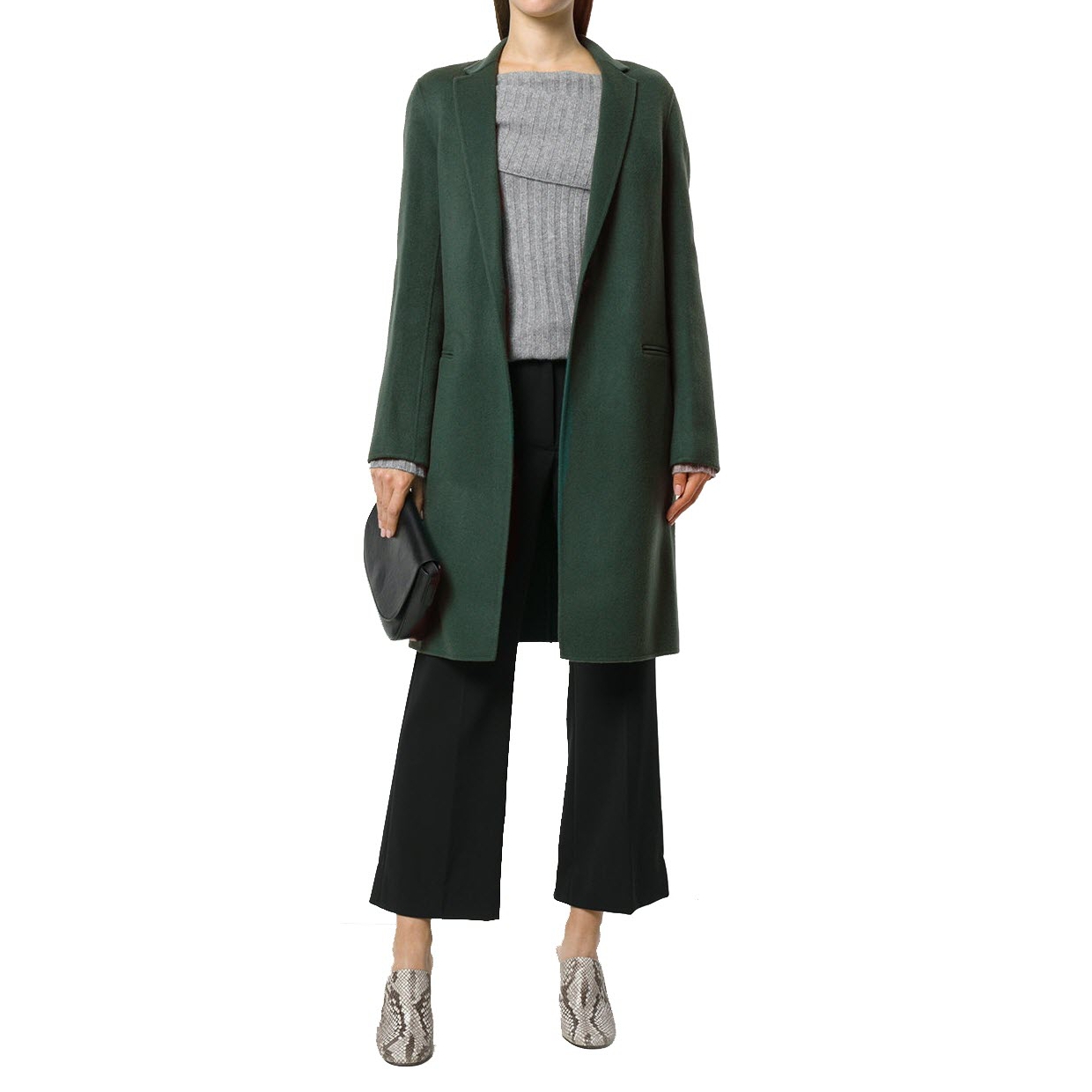 Theory Double-Faced Wool & Cashmere Essential Coat