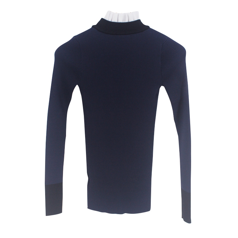 Sandro Stevy Contrast Ruffle Collar 
