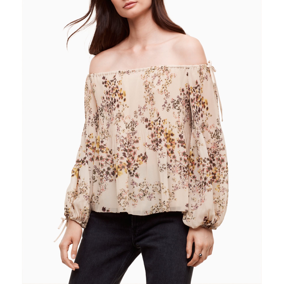 Aritzia Wilfred Talence Off-the-Shoulder Blouse