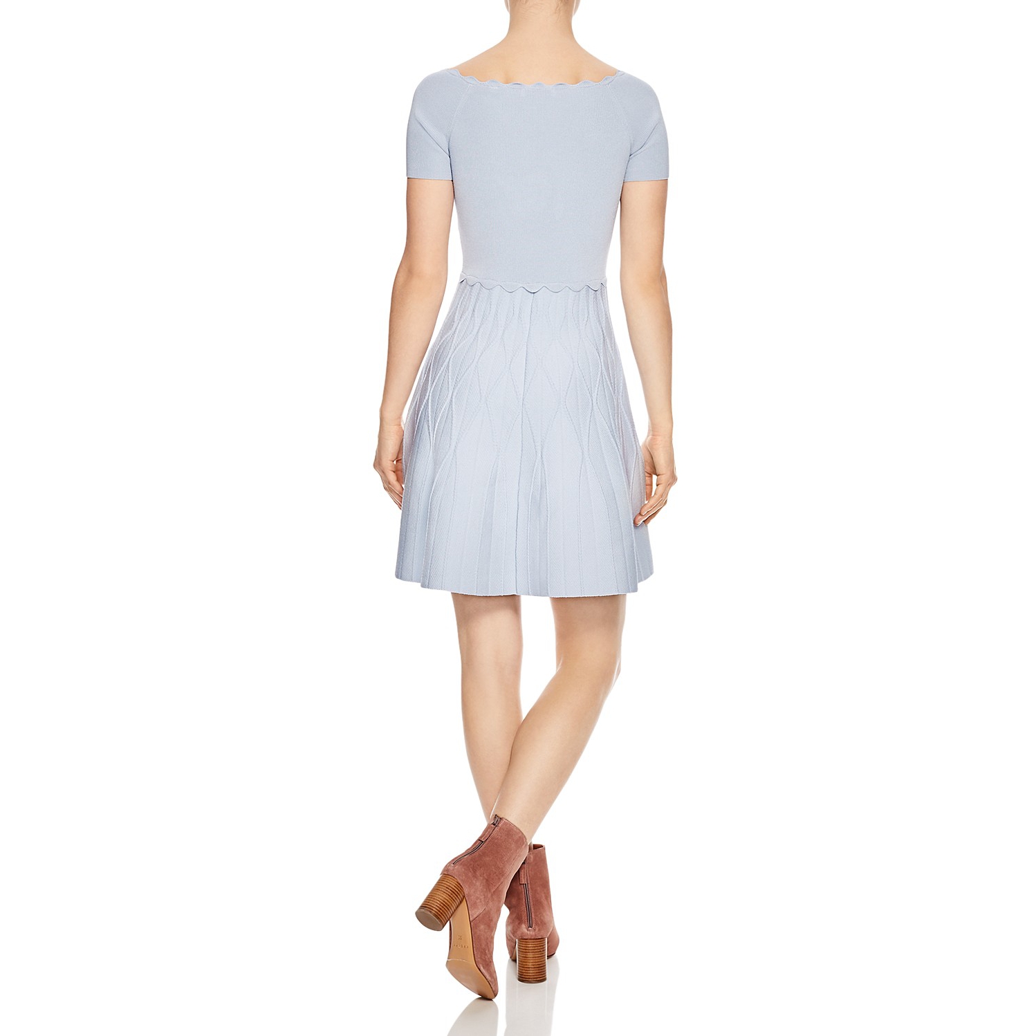 sandro fit and flare dress
