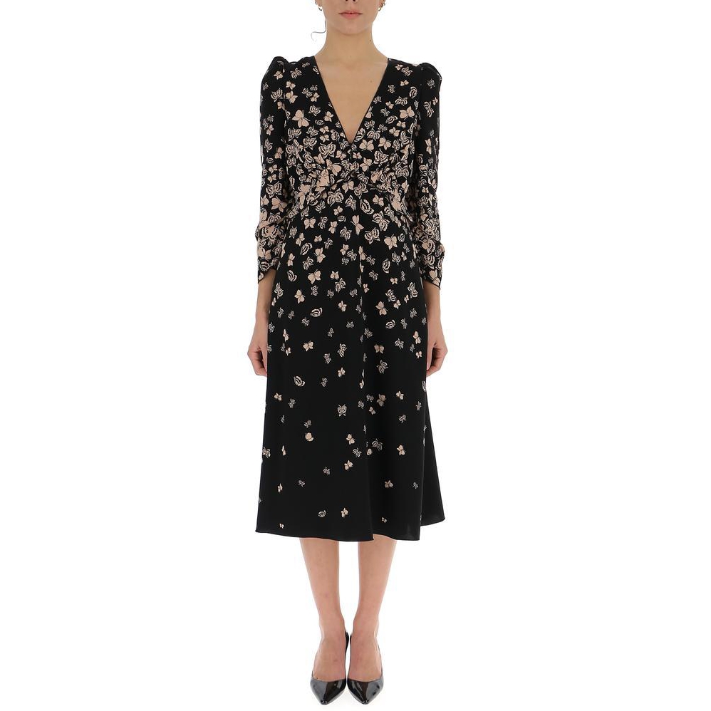 Bottega Veneta Printed Silk Long Dress Women