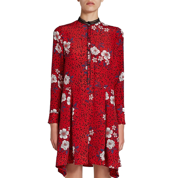 Zadig& Voltaire RutiPensee Floral Silk Dress