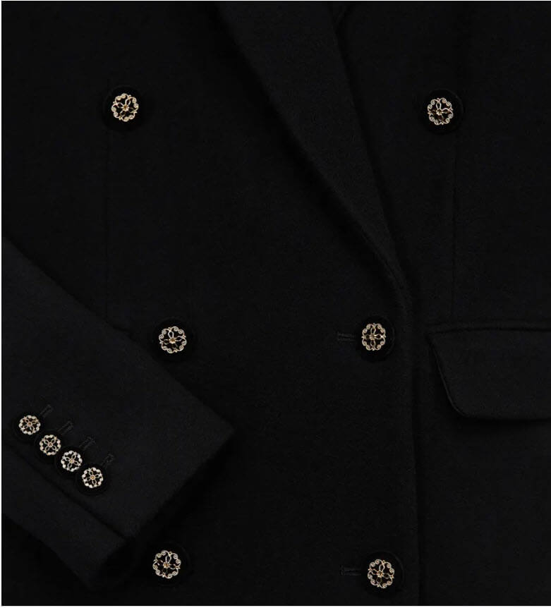 [30% extra off] The Kooples Double-Breasted Wool Coat – evaChic