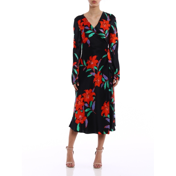 Diane von Furstenberg Tilly Argos Floral Wrap Dress