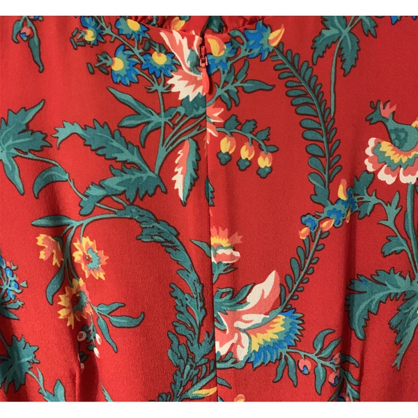 L.K.Bennett Alissa Wildflower Print Silk Midi Dress – evaChic