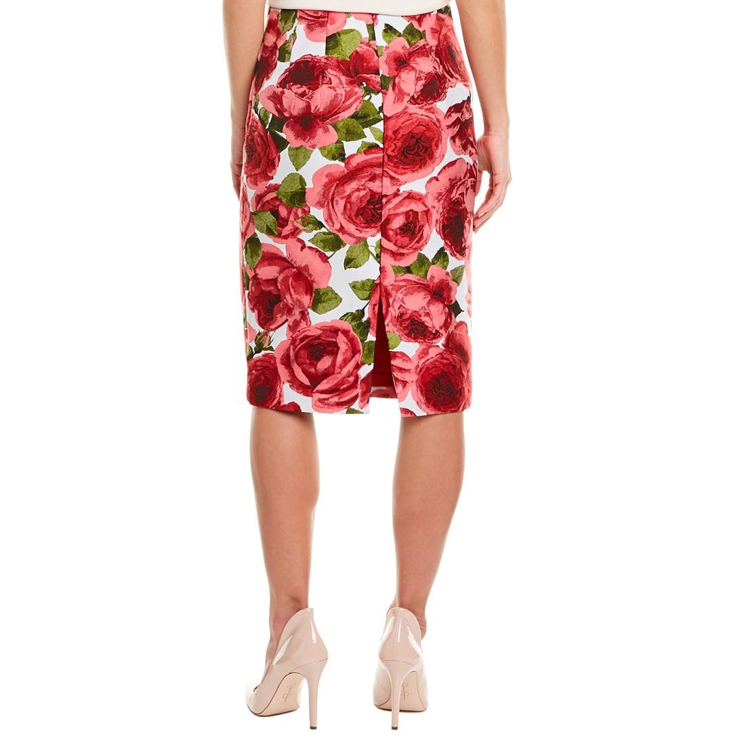 [30% extra off] Michael Kors Collection Rose Jacquard Pencil Skirt ...