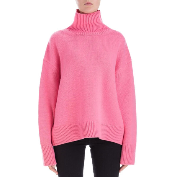Celine Pink Cashmere Sweater-1