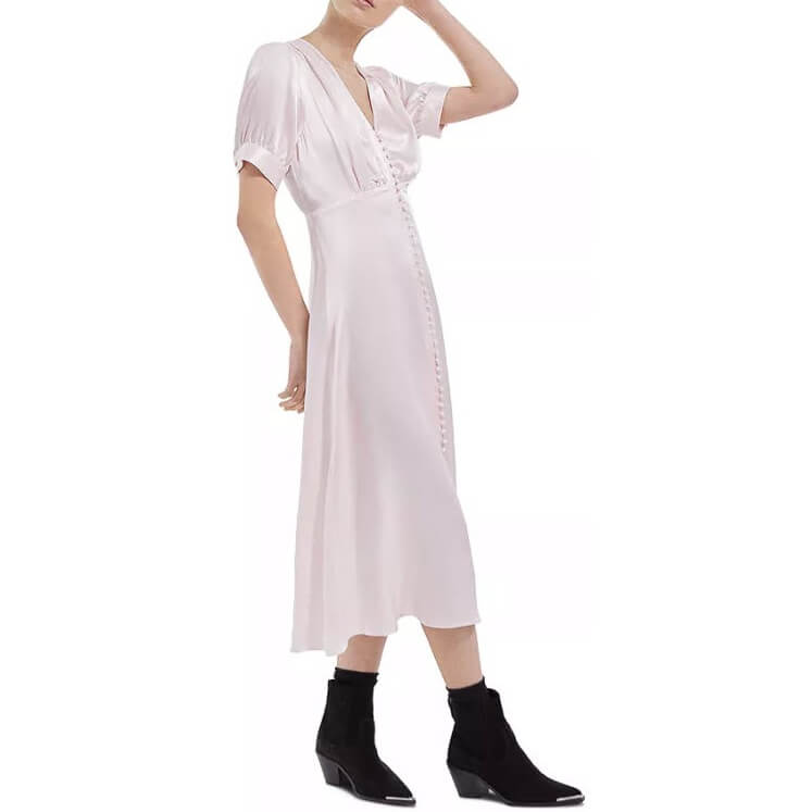 The-Kooples-Button-Front-Robe-Dress