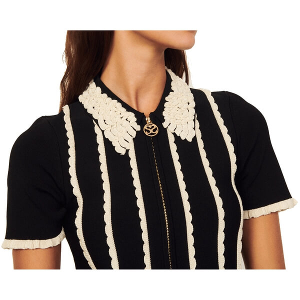 Sandro Flore Two-Tone Knit Dress – evaChic