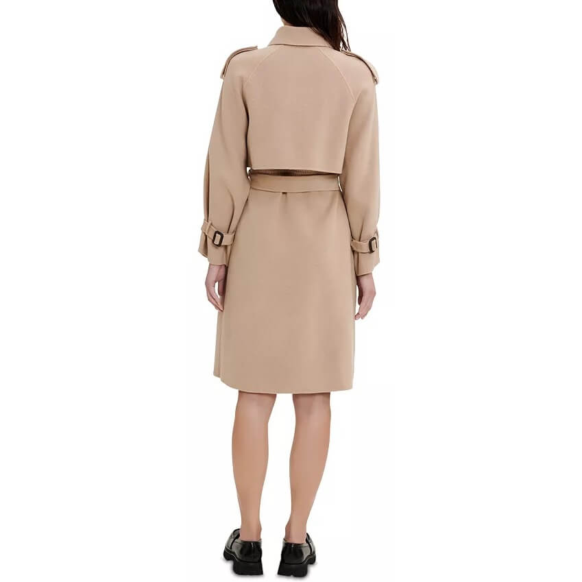 Maje Grenchman Double-Faced Wool-Blend Trenchcoat – evaChic