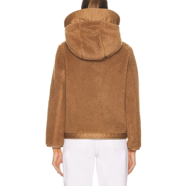 Burberry Adeney Fleece Hooded Wool-Blend Jacket – evaChic