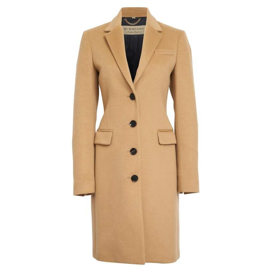 Sidlesham Cashmere Wool Single-Breasted Coat – evaChic