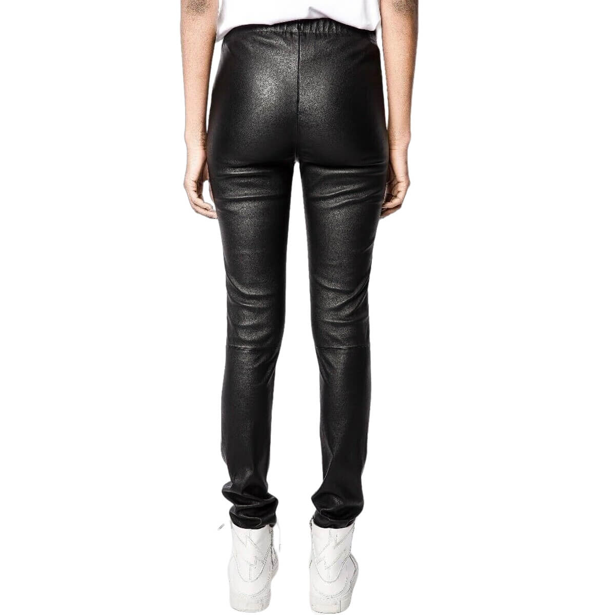 $798, Alice + Olivia Leather Leggings | Black leather leggings, Black faux leather  leggings, Leather leggings