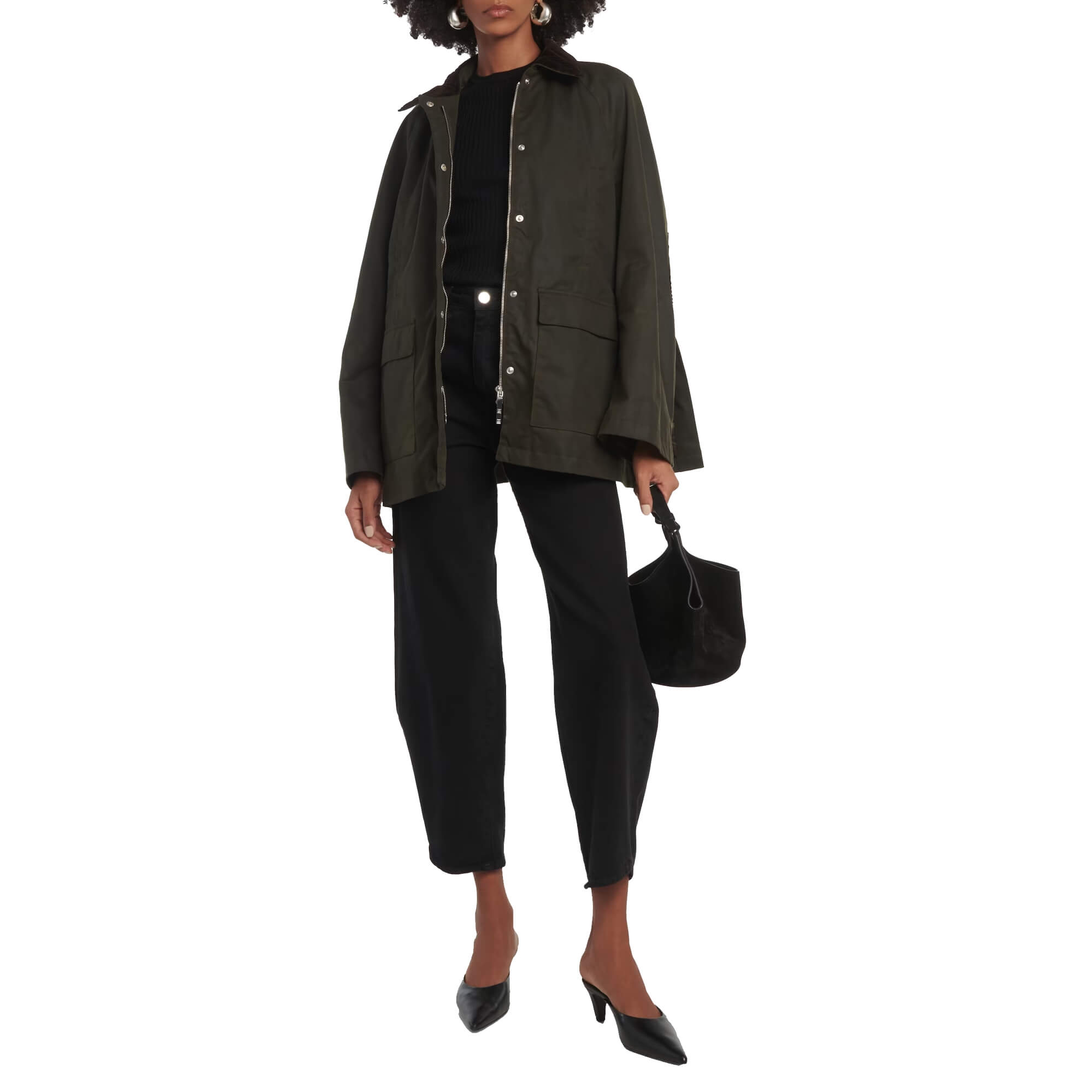 Toteme Country Oversized Elbow-Patch Jacket